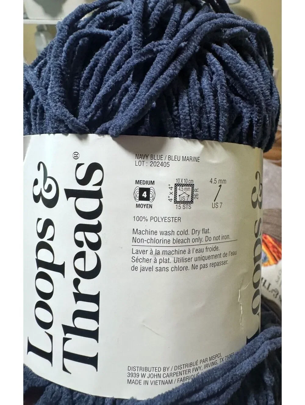 Loops and Threads Patons Wool Lot of 3 - 1lb 4.2oz